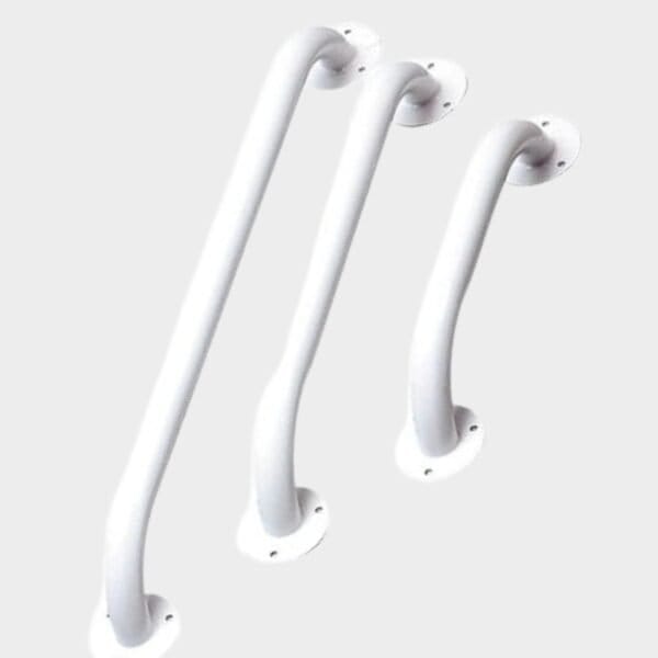 Barre d'appui acier blanc