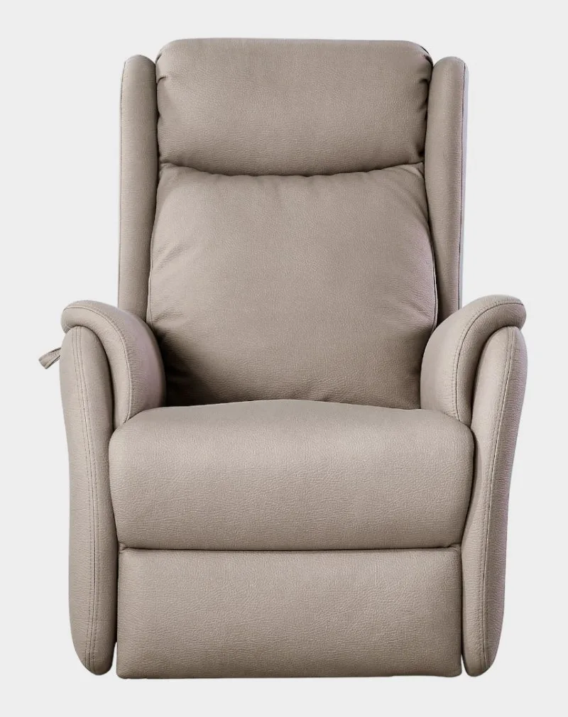 Come Fauteuil releveur 2 moteurs face microfibre Taupe Clair