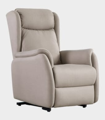 Come Fauteuil releveur 2 moteurs microfibre Taupe Clair