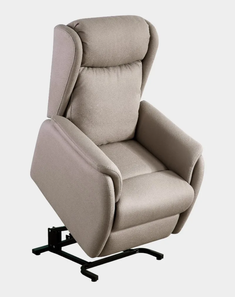 Come Fauteuil releveur 2 moteurs microfibre Taupe Clair