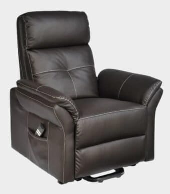 Diamant Fauteuil Releveur 2 moteurs assis PU marron