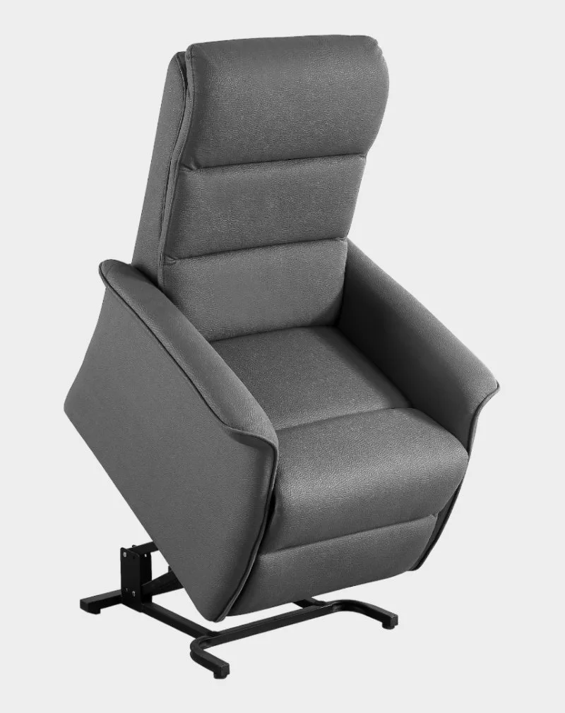 Milano fauteuil releveur 2 moteurs gris microfibre