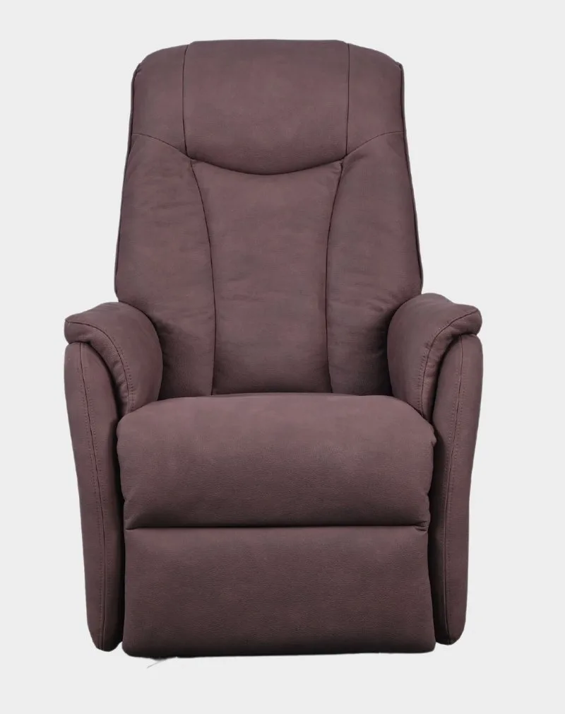New Matéo Fauteuil Releveur 2 moteurs face brun microfibre