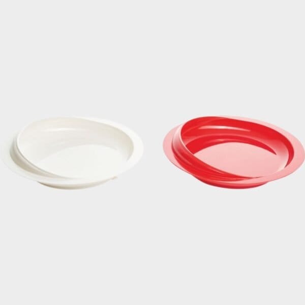 Assiette à rebords